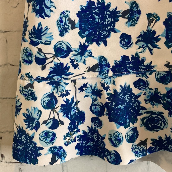 NWOT Albion Santorini High Waisted Blue Floral Swim Skirt XXL Feminine Modest - Picture 6 of 16